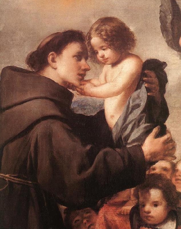 PEREDA, Antonio de St Anthony of Padua with Christ Child (detail) wsg china oil painting image